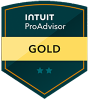 QuickBooks Bookkeeping badge featuring the QuickBooks logo with a green circular design and text recognizing certification in bookkeeping.